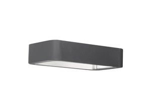 5212017417398 - Nova Luce - led Wandleuchte Ned in Dunkelgrau 2x 6W 960lm IP54 - grey