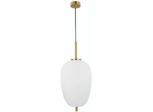 5212017421159 - Nova Luce - Pendelleuchte Lato in Weiß und Gold E27 270mm - white