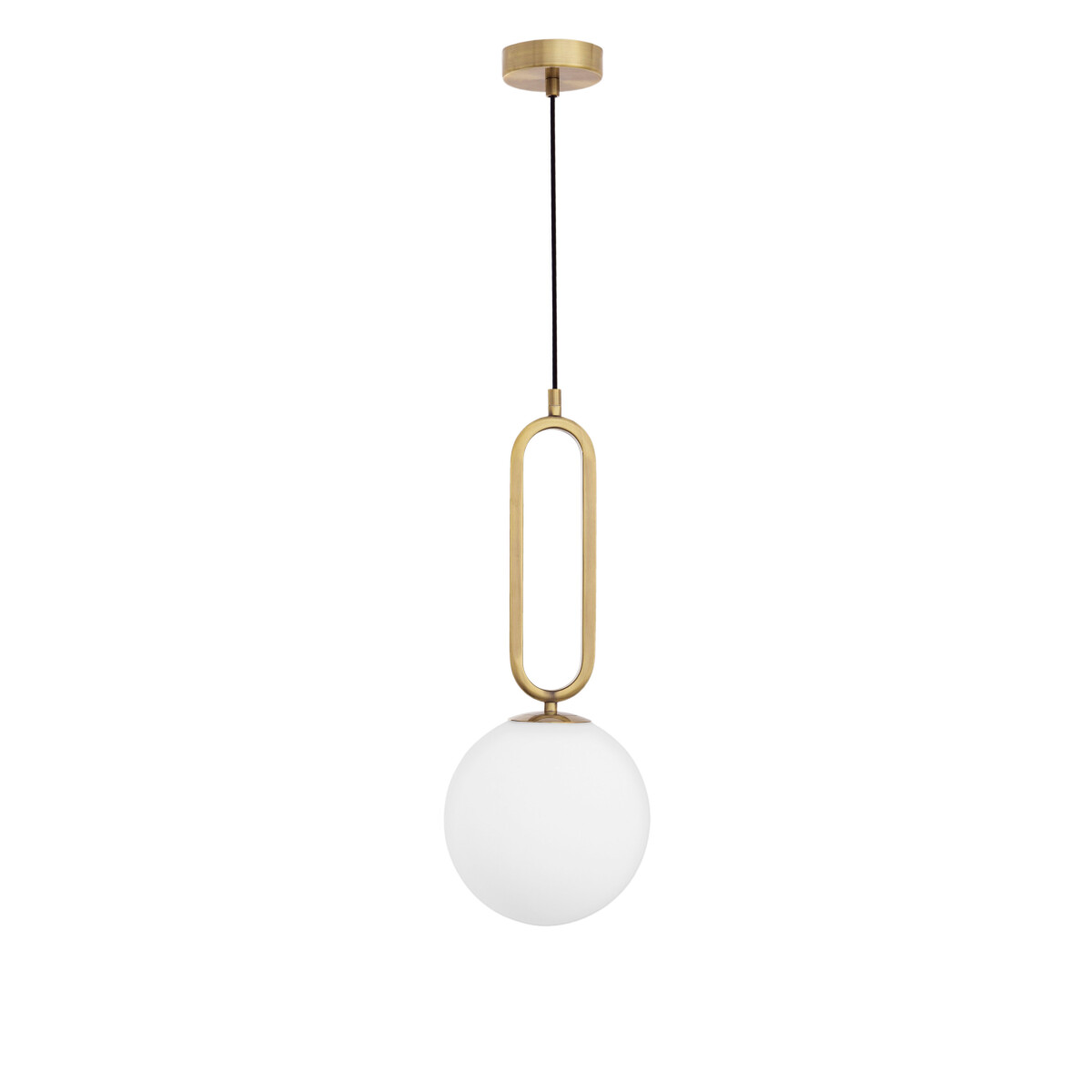 5212017423092 - Pendelleuchte Grus in Gold und Weiß E27 510mm - white - Nova Luce