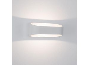 5212017424389 - Nova Luce - led Wandleuchte Mile in Weiß 2x 45W 474lm IP54 - white