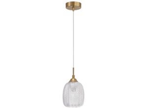 5212017426987 - Pendelleuchte Vario in Transparent und Gold E14 - transparent - Nova Luce