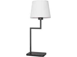 5212017430182 - Tischleuchte Savona in Schwarz-matt und Weiß E27 - black - Nova Luce