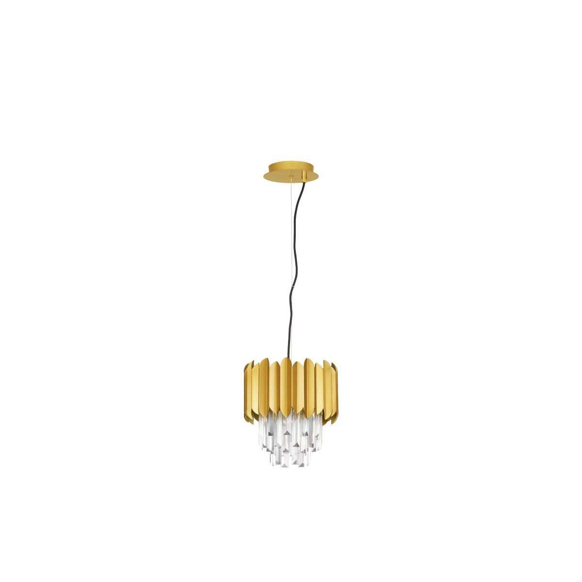 5212017434920 - Pendelleuchte Magnolia in Gold und Transparent E14 - yellow - Nova Luce