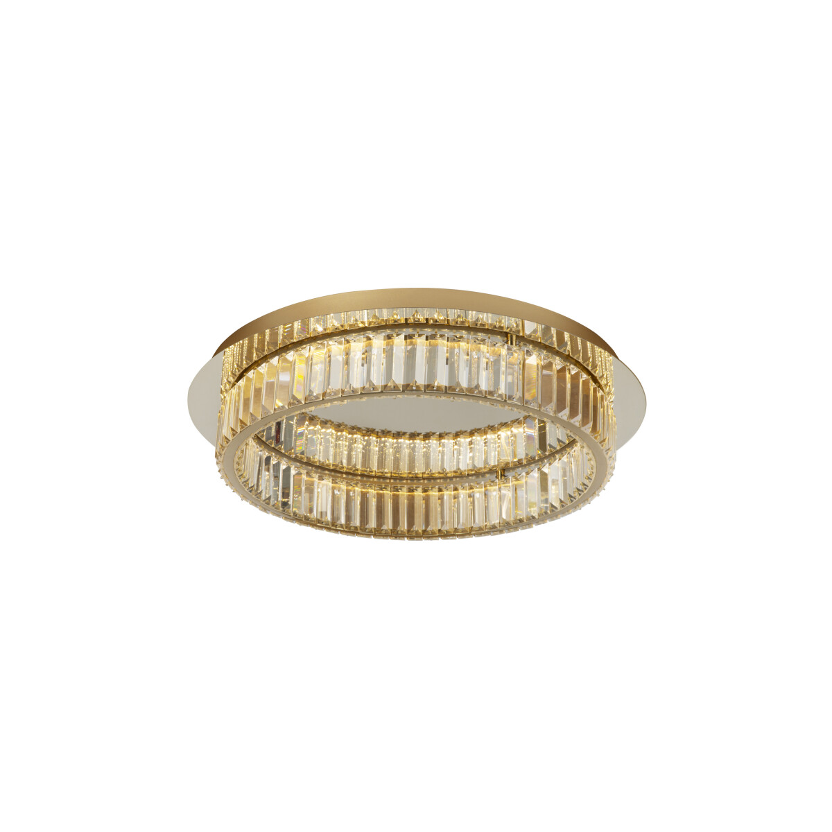 5212017435248 - Nova Luce - led Deckenleuchte Aurelia in Gold und Transparent 41W - yellow