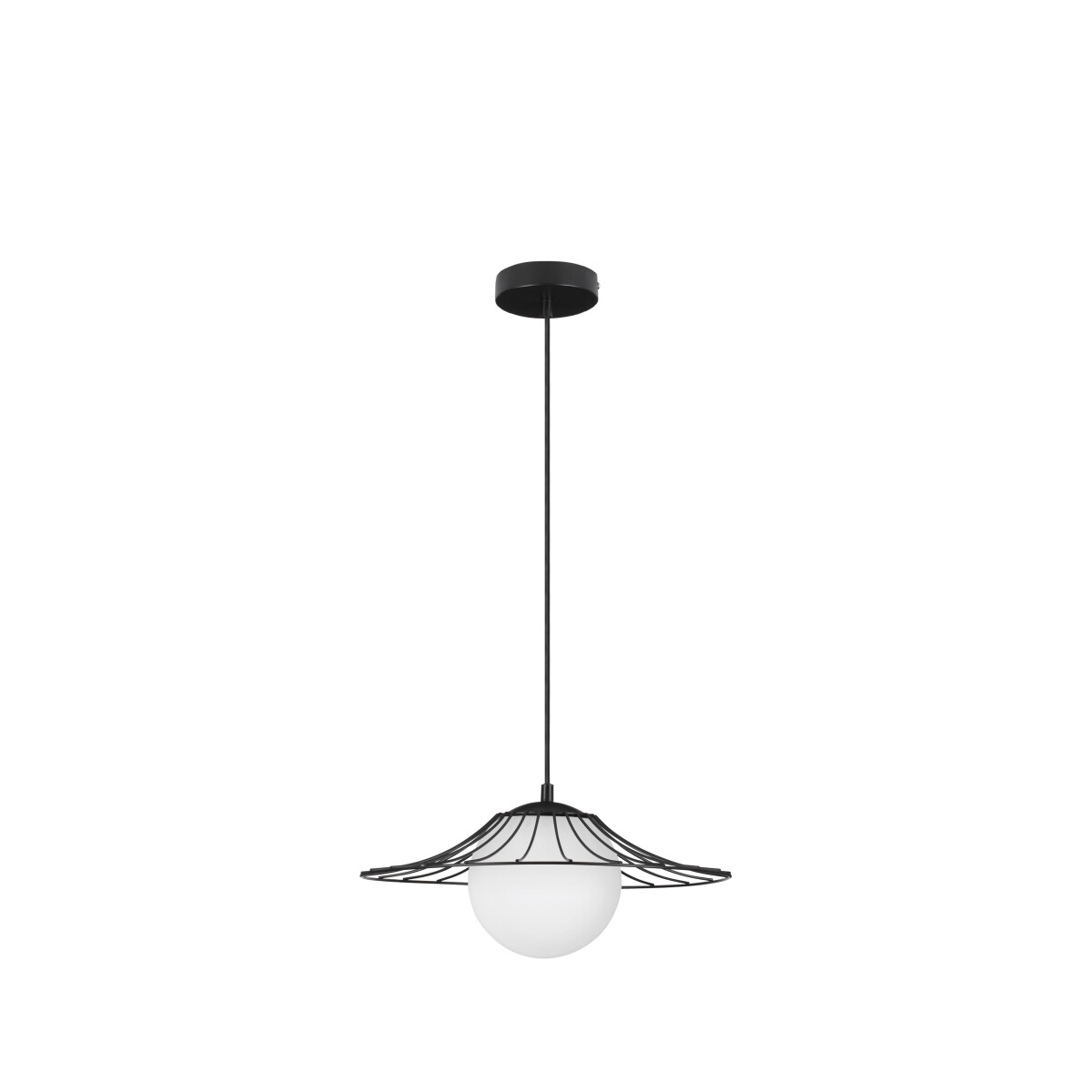 5212017436221 - Pendelleuchte Fly in Schwarz E27 - black - Nova Luce