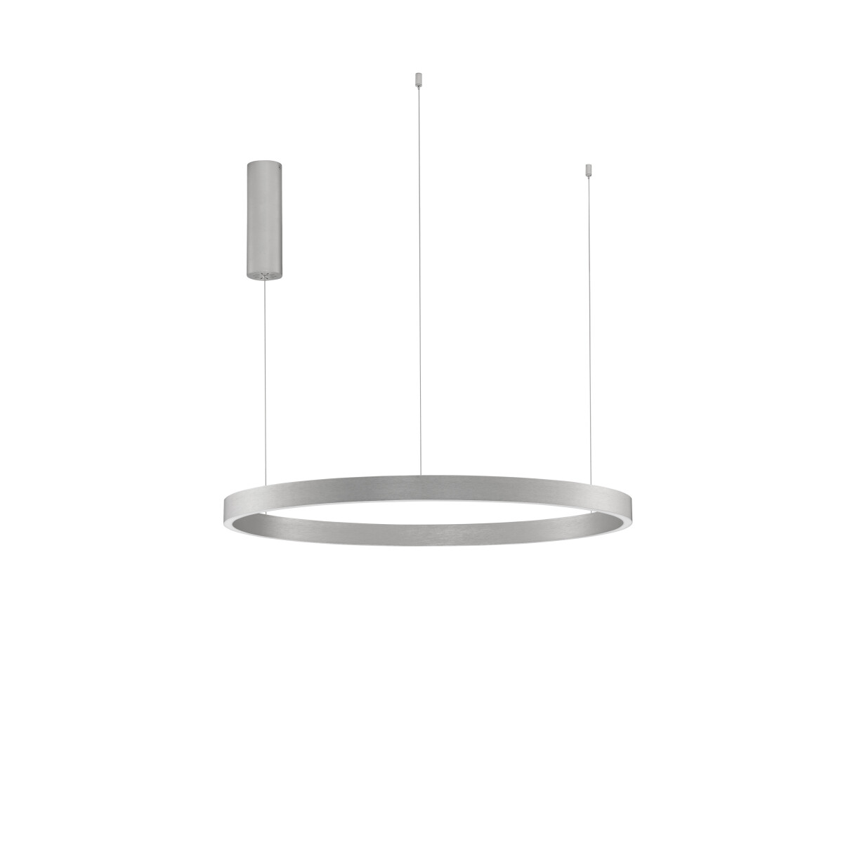 5212017439116 - Led Pendelleuchte Elowen in Silber-gebürstet 77W 3326lm - grey - Nova Luce