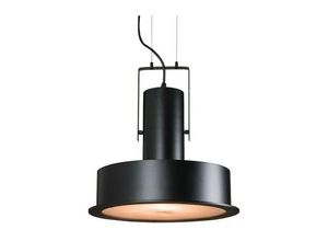 5213006840340 - Larissa Lighting - Asha Dome Deckenpendelleuchte 1-flammig Metall-Diffusor Schwarz