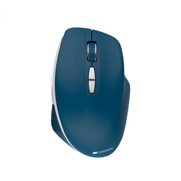 5291485015367 - Wireless Mouse MW-21  Optical 24 GHz 7 Keys     blue retail