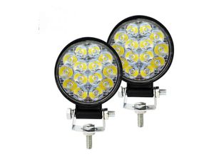 5328835036359 - Stück runde LED-Arbeitsscheinwerfer 32 Zoll Mini 42 W 12 V 24 V LED-Arbeitslampe 48 W LED-Motorradscheinwerfer mit großer Reichweite