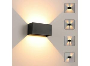 5328835202396 - LED-Innen- Außenwandleuchte 24 W 3000 K warmweiße Wandlampe moderne Wandleuchte wasserdichte IP65-Wandleuchten Wandleuchten mit hohem und