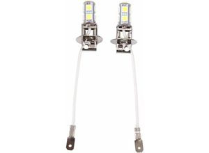 5328838034529 - Jalleria - 6500 k H3 LED-Birne 2 Stück H3 5050 weiß 9 SMD-LEDs Xenon dc 12 v Auto-Nebelscheinwerfer LED-Lampen 6500 k Nebelscheinwerfer