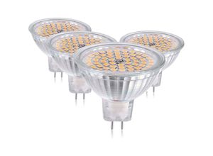 5328838086566 - Jalleria - MR16 LED-Glühbirnen (6er-Pack) – 380 lm 60 LEDs 2835 smd 3 w ac dc 12 v 6000 k GU53-Bi-Pin-Sockel nicht dimmbar für Landschaft