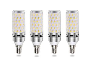 5328838161966 - Jalleria - E14 LED-Glühbirne 16 w Kaltweiß 6000 k Halogenäquivalent E14 100 w 120 w 1600 lm 360° Licht ac 175–265 v E14 LED-Kerzenlampe für