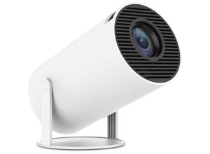 5328838181506 - Mini-Projektor 4K unterstützt Android 11 Mini-Projektor 5G WiFi 6 BT 50 720P Full HD Native tragbarer Projektor automatische horizontale