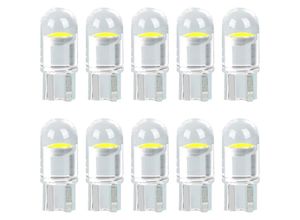 5328838182183 - T10 W5W LED 194 168 501 Autobirnen Lampe 1SMD COB LED Kennzeichenbeleuchtung Seitenmarkierungsleuchte Xenonweiß 6000K 12V 10er-Pack