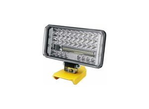 5328838184446 - Jalleria - 27W 7200LM 48LED 5 Zoll Arbeitsleuchte Taschenlampe für dewalt xr 144V-18V Lithiumbatterie