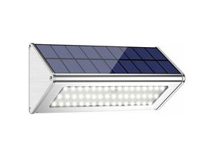 5328840444941 - Volavo - 48 LED-Solarleuchte für den Außenbereich Gehäuse aus Aluminiumlegierung wasserdicht für den Außenbereich IP65 Radar-Bewegungserkennung