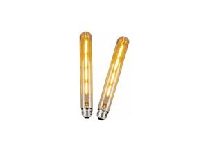 5328840511100 - Tigrezy 2 Packungen T30 E27 lange Röhren-LED-Glühbirne 4 W (ersetzt 40 W Schraub-Halogenbirne) T30 LED-Glühlampe warmweiß 2300 K (225 mm)