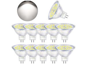 5328840536516 - Tigrezy LED-Glühbirne GU53 Kaltweiß 6000 K MR16 LED 12 V 5 W entspricht 50 W Halogen nicht dimmbare LED-Spot-Glühbirnen 10 Stück