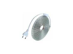 5328840537346 - Tigrezy Komplettes LED-Streifen-Set 10 Meter 220 V wasserdichtes Silikon IP68 kaltweiß 6000 °K SMD5050 60 LEDs m – kein Transformator