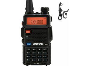 5328840543026 - Tigrezy BAOFENG UV-5R Walkie Talkie FM-Transceiver Zweikanal-Radio Dual Display 400–520 MHz 5 W wiederaufladbares Zweikanal-Amateurfunk-Handfunkgerät