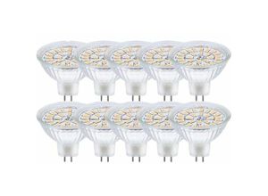 5328841701500 - Lablanc - GU53 LED-Leuchtmittel MR16 led 12 v 3 w entspricht 30 w Halogenlampe Warmweiß 3000 k nicht dimmbare LED-Spot-Leuchtmittel 10 Stück