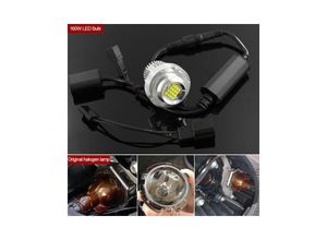 5328841905724 - 2 Angel Eyes LED-Markierungsleuchten ohne Fehler für BMW 5er E60 E61 LCI Halogen-Scheinwerfer-Halo-Ring Auto-Scheinwerferlampen-Sets praktisch weiß