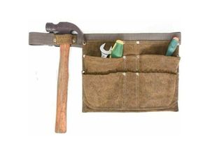 5328841909623 - LaBlanc – Gürteltaschen für Gartengeräte verstellbarer Hüftgurt professionelle robuste Arbeitstasche Khaki 29522 cm