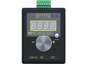 5328841910780 - LaBlanc – Signalgenerator 0–10 V 0–4–20 mA Strom und Spannung analoger Signalgenerator integrierte Lithiumbatterie für SPS-Debugging-Board Schwarz