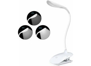 5328841916133 - Lablanc - Leseleuchte LED-Leseleuchte mit 14 Helligkeiten 360° flexibler Hals zum Lesen bei Nachtarbeit