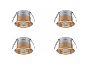 5328841916461 - Lablanc - 4er-Set Mini-LED-Einbaustrahler 3 w warmweißgold