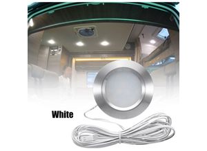 5328841938609 - LaBlanc – 12 LED-Einbaustrahler für Boot Wohnmobil 12 V 6000 K ultradünne LED-Leuchten runde Form kleine Wohnmobil-Innenbeleuchtung Downlight