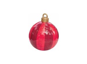 5328843539392 - Jalleria - 60 cm große Weihnachtskugel transparente Kugel riesige aufblasbare Weihnachtskugel Weihnachtskugeln aufblasbare Weihnachtskugel für