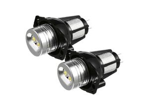 5328843586266 - Jalleria - Angel Eyes LED-Licht 2 Stück 12 w led Angel Eyes Halo-Ring Markierungslicht für E90 E91 05-08 Lampen Auto