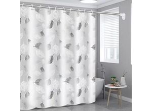 5328843593769 - Duschvorhang Badevorhang Anti-Schimmel Wasserdicht für Badezimmer 180 x 200 cm