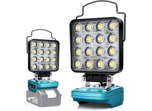 5328843655795 - Kabellose LED-Arbeitsleuchte für Makita 18-V-Akku Flutlicht für Makita Light 48 W kompakte Beleuchtung tragbarer Strahler mit Typ C und 5328843655795 - Kabellose LED-Arbeitsleuchte für Makita 18-V-Akku Flutlicht für Makita Light 48 W kompakte Beleuchtung tragbarer Strahler mit Typ C und
