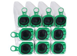 5328851207214 - Packung mit 10 Beuteln für Vorwerk Kobold VB100 vb 100 FP100 fp 100 Staubsauger Ersatz-Staubbeutel-Set - Lablanc