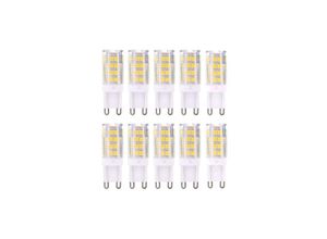 5328851217176 - LaBlanc - G9 LED-Lampen Warmweiß 3000 K 5 W G9-LED-Glühbirne entspricht 40 W Halogenlampen 420 Lumen nicht dimmbar 10er-Pack [Energieklasse A+]