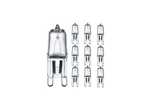 5328851319108 - LaBlanc – G9-Glühbirne 42 W (44 W) dimmbar warmweiß 2800 K G9-Halogenlampe für Innenbeleuchtung 230 V G9-Kapselbirnen 10 Stück [Energieklasse