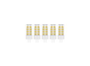 5328851321484 - Lablanc - 5 x G4-LED-Lampe 5 w 51 smd 2835 LEDs warmweiß 3000 k LED-Leuchtmittel entspricht 50 w Halogenlampe ac dc 220 v