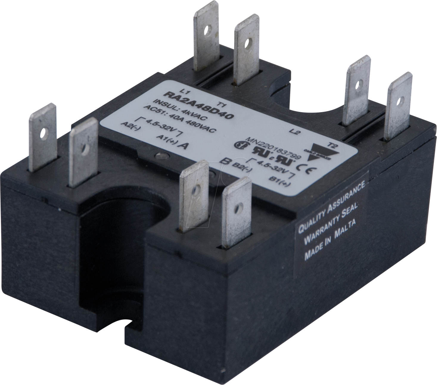 5350035323151 - RA2A23D40 - Halbleiterrelais Typ RA 2-pol 40 A 24 - 265 V AC