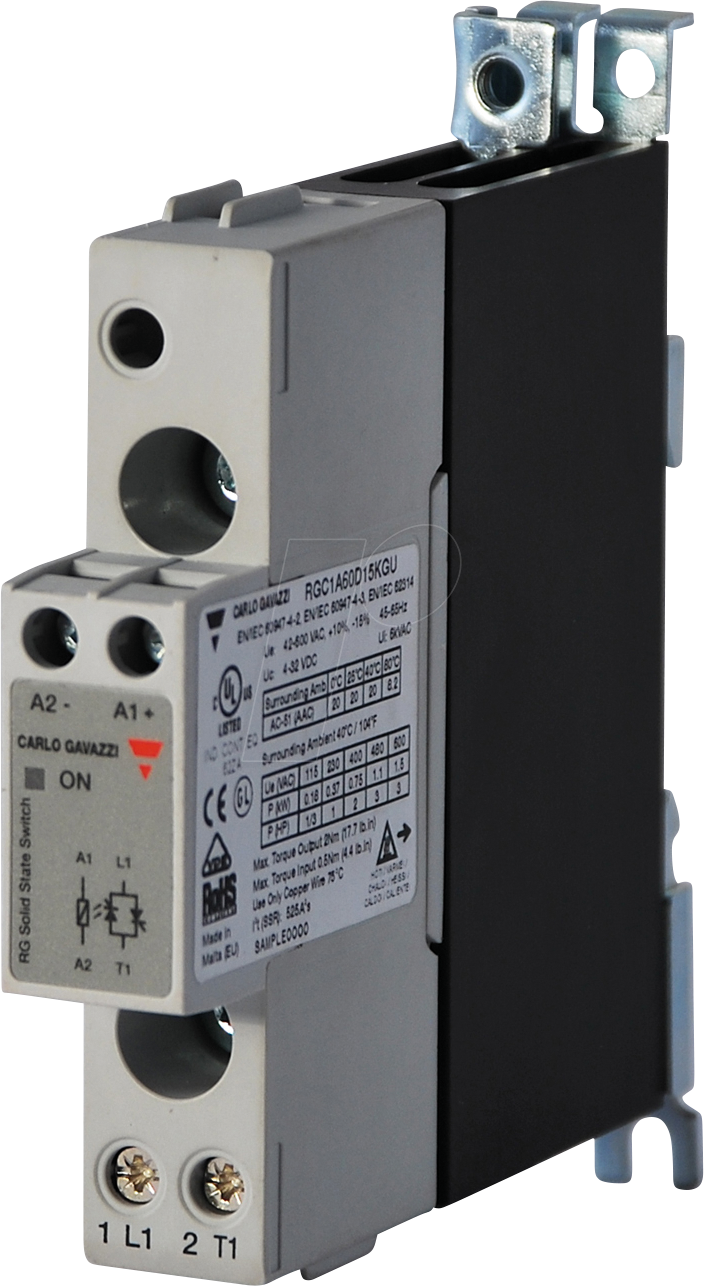 5350035425558 - RGC1A60D25KGU - Halbleiterrelais RGC1 Kühlkörper 1-pol 25 A 42 - 660 V AC 5350035425558 - RGC1A60D25KGU - Halbleiterrelais RGC1 Kühlkörper 1-pol 25 A 42 - 660 V AC