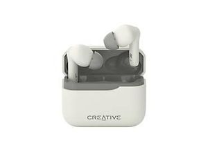 5390660195969 - Creative Zen Air Plus - True Wireless-Kopfhörer mit Mikrofon - im Ohr - Bluetooth - aktive Rauschunterdrückung - Cremefarben