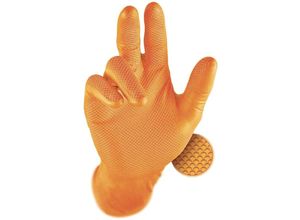 5391515867673 - Issaline - 246OK orange Grippaz Nitrilhandschuhe - l - Orange - Orange