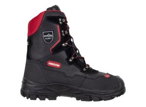 5400182272779 - Forst Schnittschutzstiefel Yukon Klasse 1 aus Leder Gr 41 - Schwarz - Oregon