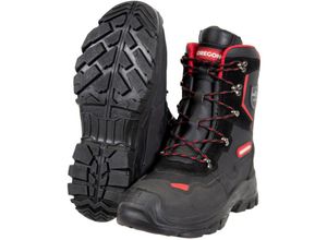 5400182272878 - Forst Schnittschutzstiefel Yukon Klasse 1 aus Leder Gr 48 - Schwarz - Oregon