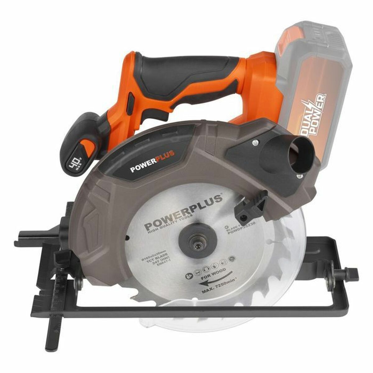 5400338094286 - Circular saw Powerplus Dual Power Powdp25230 40 V Ø 185 cm