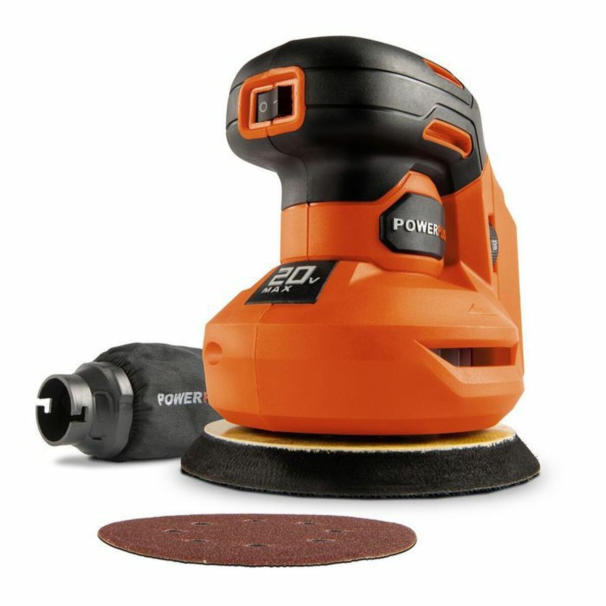 5400338095856 - Random orbital sander Powerplus Dual Power Powdp50400 + G80 20 V Ø 125 mm