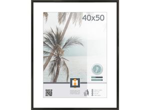 5400458660576 - Xxxl Bilderrahmen Kyoto  Schwarz  Kunststoff Glas  rechteckig  412x511 cm  Bilder und Zubehör Bilderrahmen Bilderrahmen Kunststoff