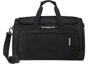 5400520165664 - Reisetasche SAMSONITE RESPARK ozone black 55 cm Gr B H T 55cm x 33cm x 30cm schwarz (ozone schwarz) Polyester Polyurethan Taschen Handgepäcktasche Reisegepäck mit Trolley-Aufsteck-System